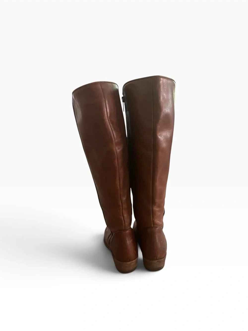 Frye Carson Women's Tall Brown Leather Boots Size 8